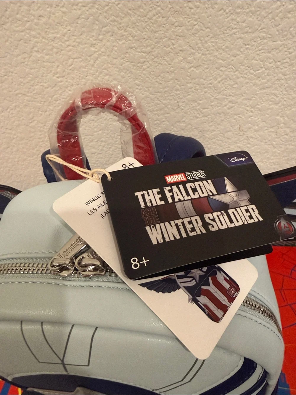 MARVEL Falcon x Captain America Winter Soldier Backpack NWT